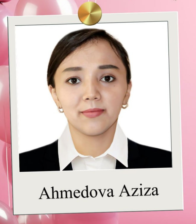 Ahmedova Aziza Sobirjon qizining fotosurati - Raqamli avlod qizlari tanlovi g'olibi